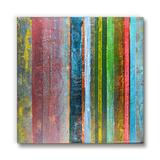 Rustic Stripes #4 | 8x8 | Wall Art