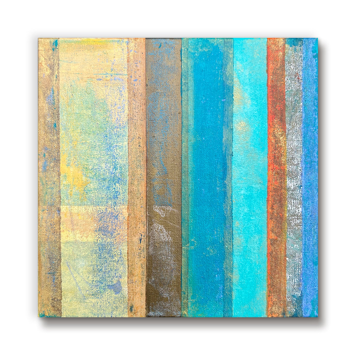 Rustic Stripes #6 | 8x8 | Wall Art