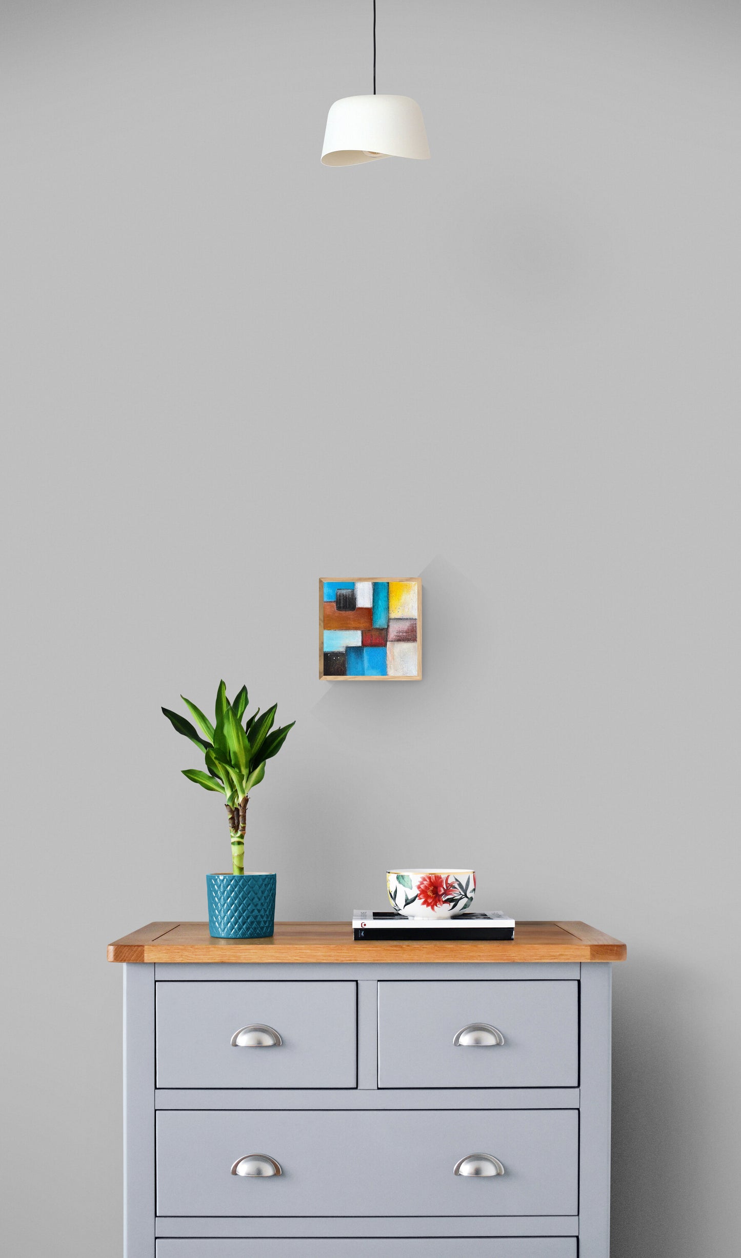Blocks | Acrylic Painting | 8x8 | Wall Art