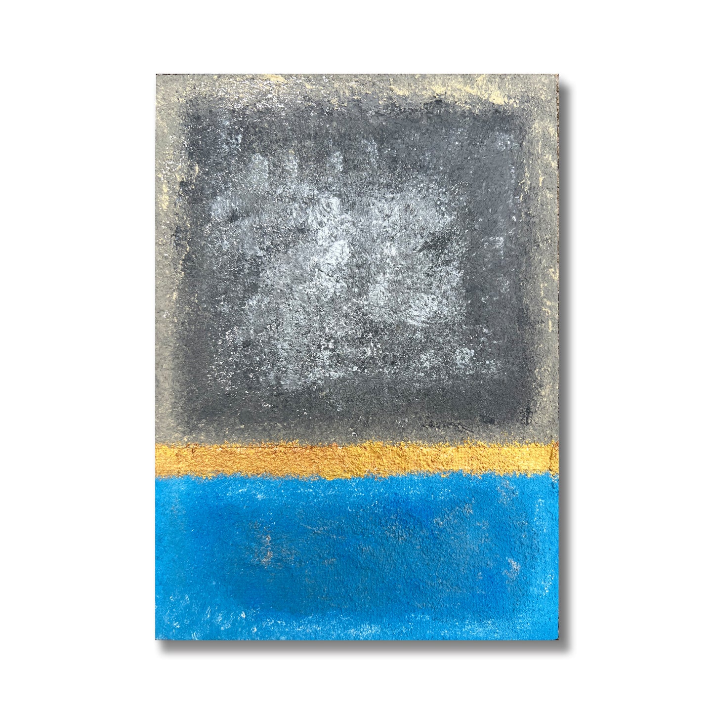 Grungy Grey & Blue | 5x7 | Mini Art